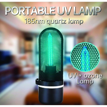ECODE® Lampe de poche Ultraviolet UV Light, génération d'ozone pour les très petits espaces, 2,5 W, garantie de 10 000 heures