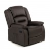 ECODE Relax Massagestoel Maximaal, 10 vibromotoren, 160º rugleuning, warmtefunctie, autoprogramma's, A++ Bruin