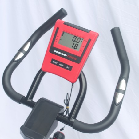 OUTLET ECODE®  Spinning Bike Fit Pro. with heart rate monitor, LCD screen and 20kg variable resistance.