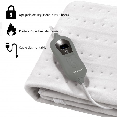 Comprar Manta Eléctrica Calienta Camas 80x150cm Barata