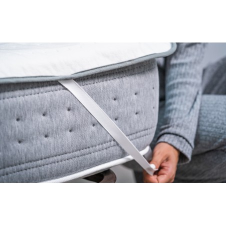 ECODE® Heated Beds 140 x 160 cm. Control with 3 heat levels, automatic shutdown 90 minutes, white color