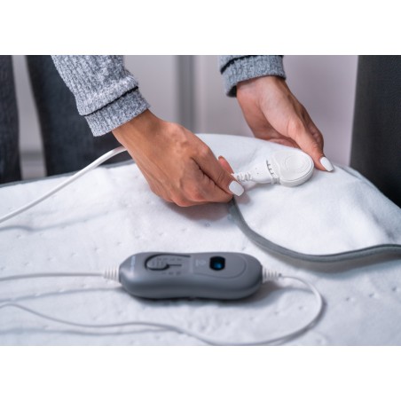 ECODE® Heated Beds 140 x 160 cm. Control with 3 heat levels, automatic shutdown 90 minutes, white color