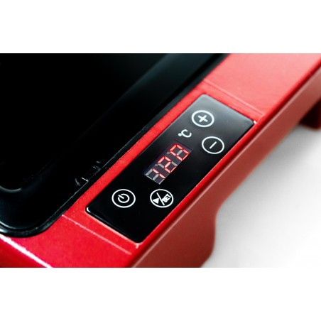 ECODE® Plaque de cuisson électrique numérique avec thermostat réglable et surface de cuisson en verre German Touch