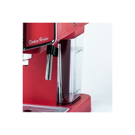 OUTLET ECODE® CAFETERA "DELICE ROSSO" 20 BAR, FOAM NOZZLE, 1.5 LITERS, EXPRESS, 1050 WATTS [ENERGY EFFICIENCY A]