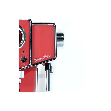 OUTLET ECODE® CAFETERA "DELICE ROSSO" 20 BAR, FOAM NOZZLE, 1.5 LITERS, EXPRESS, 1050 WATTS [ENERGY EFFICIENCY A]