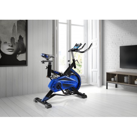 OUTLET ECODE®  Semi-professional Shark Spinning bike with pulsometer, LCD display and variable resistance. Wheel of inertia of 20kgrs