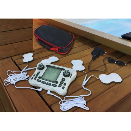 ECODE® EMS 2-Channel Electric Muscle Stimulator, CARRYING CASE INCLUDED.