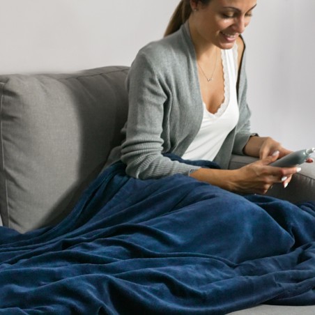 Acquista Coperta Elettrica Riscalda Letti 180x130cm Blu