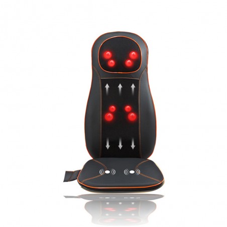 OUTLET ECODE® Shiatsu Massage Coussin dorsal avec roulement avec chaleur infrarouge