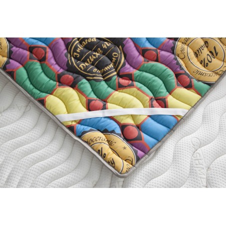 ECODE® Topper Viscoélastique Renouvelle Matelas Tourmaline 4D 180x190 cm