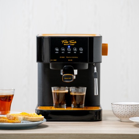 ECODE® FORTE TOUCH Espresso Machine + FORTE TOASTER Toaster Set. Breakfast appliance set
