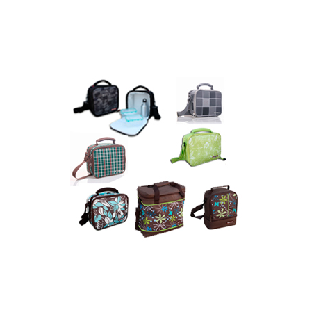 Borsa isotermica Deluxe Food Carrier + 2 Tupperware e Thermos - ECO DE
