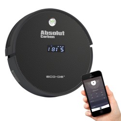 OUTLET ECODE® ROBOT ASPIRADOR ABSOLUT CARBON."Producto de exposición, puede presentar pequeñas taras, 100% funcional"