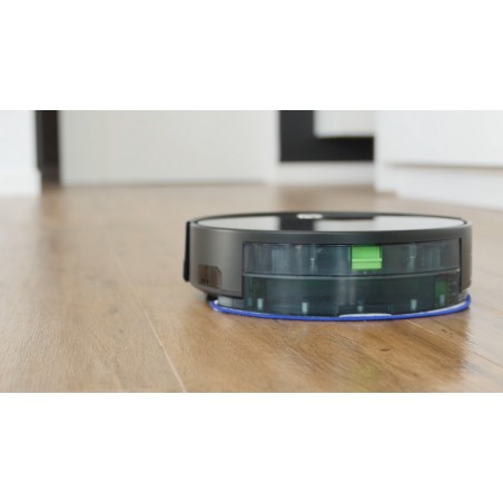 OUTLET ECODE® Robot Aspirapolvere Lavapavimenti Mappatura 2 in 1 Silenzioso con Sistema navigazione Anticadute o Collisione e Serbatoio Acqua - Robottino Senza Filo Smart 7 Modalità e App WiFi 64 Decibel