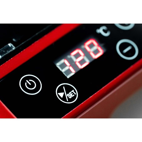 OUTLET ECODE® Digital electric cooktop with adjustable thermostat and German Touch glass cooking surface