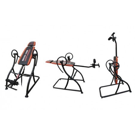 ECODE® Table d'inversion gravitationnelle. Inclinaison a  180Âº, Rembourré, Réglable en hauteur Deluxe