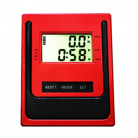 OUTLET ECODE® Vélo Spinning Evolution Tour. semi-professionnelle avec pulsomètre, écran LCD Roue d'inertie de 21kgrs