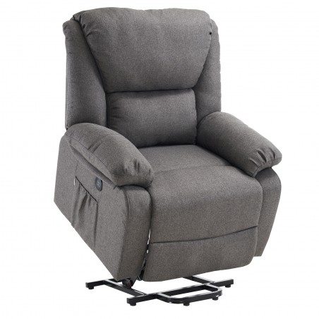 Buy STELVIO Grey Lift-Up Massage Armchair STELVIO Grey