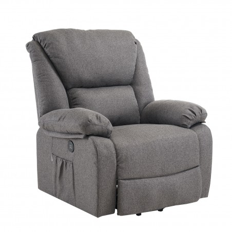 Acheter STELVIO Gris Fauteuil de Massage Relevable STELVIO Gris