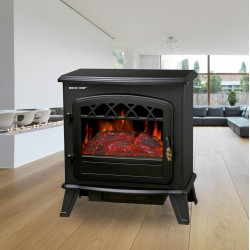 OUTLET ECODE® ECO-CHI-522 Electric fireplace, 1800 W with Adjustable thermostat
