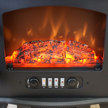 OUTLET ECODE® ECO-CHI-522 Electric fireplace, 1800 W with Adjustable thermostat