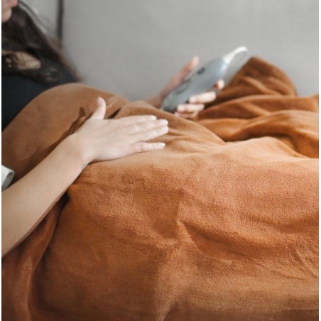 ECODE® Electric blanket 180x130cm. Control with 3 heat levels, automatic shutdown 180 minutes, light brown color
