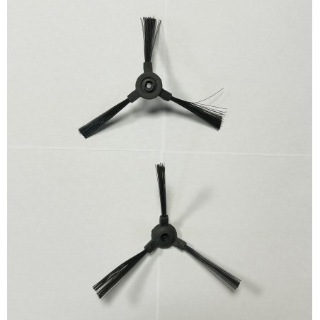 ECODE® Remplacement pour aspirateur Absolut Carbon Pack 2 brosses latérales + 2 brosses a  rouleaux centrales