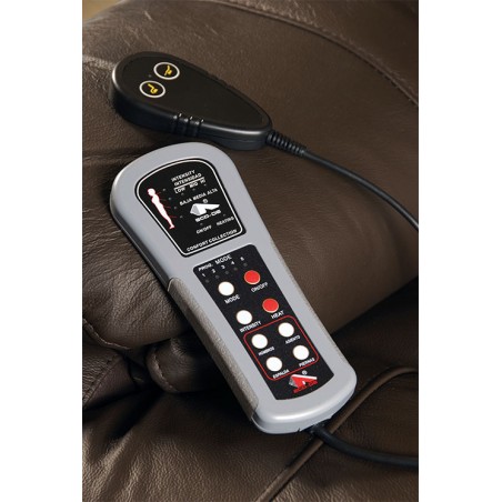 Massaggio Relax in Pelle di Vitello e Sedia Riscaldante Lombare ECO-8620UP