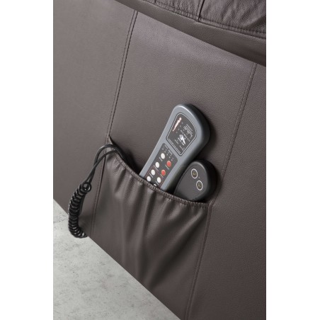 Sillón Relax Masaje y Calor Lumbar en Piel de Vacuno ECO-8620UP