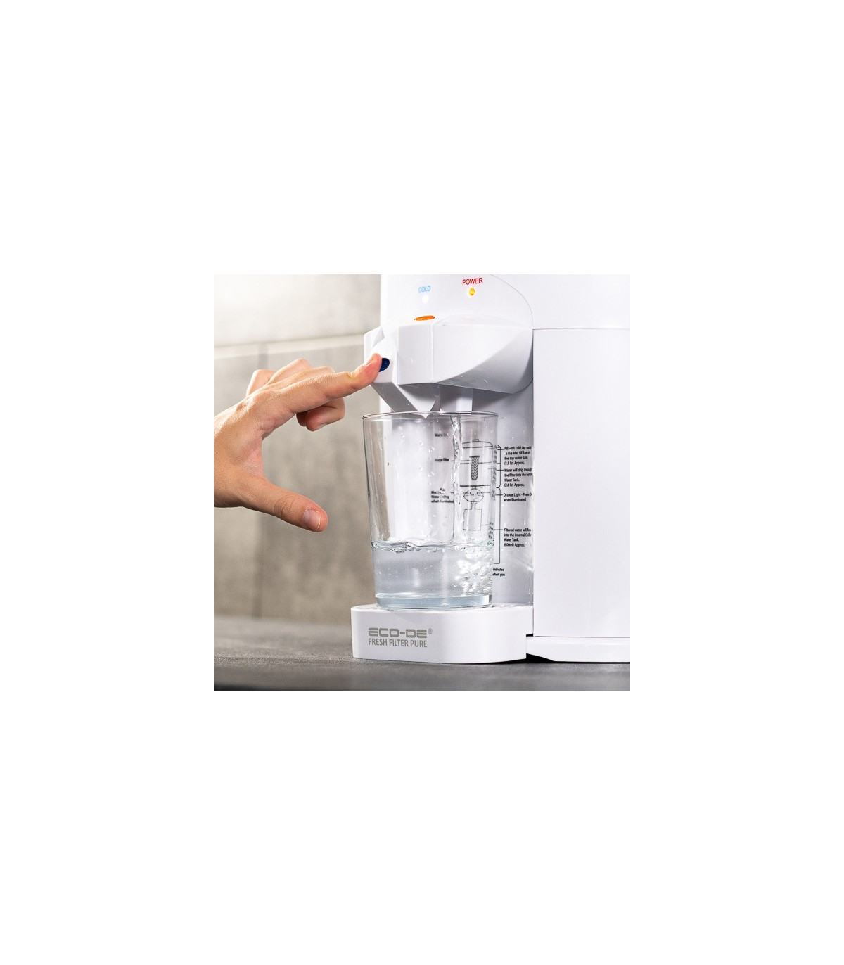 Dispensador de Agua Fría y Natural Fresh Filter Pure 2,8L