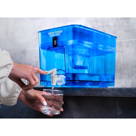 Outlet de Dispensador de Agua Filtrada Libre de BPA ECODE Fresh Tower