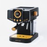 ECODE® Macchina Caffè Cialde ESE 44 Espresso e Caffe Macinato in Polvere con Montalatte per Cappuccino, Tè o Infusioni  Coffee Machine 20 bar e Vaporizzatore in Acciaio  Disegno Stile Vintage