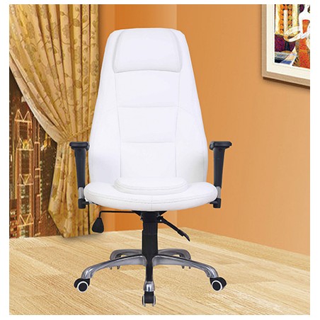 ECODE® Chaise de bureau pivotante, réglable en hauteur, accoudoirs amovibles, en similicuir 64x69x115-122cm