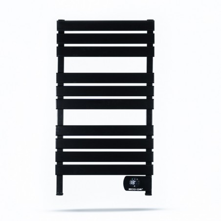 Electric Towel Rail Radiator with Legs Black 500W with App
