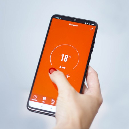 Toallero Radiador Eléctrico con Patas Blanco 500W con App