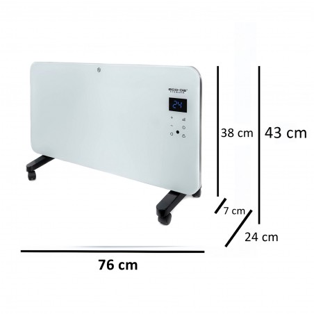 Radiador con Wifi y App de Bajo Consumo EcoWarm 750-1500W