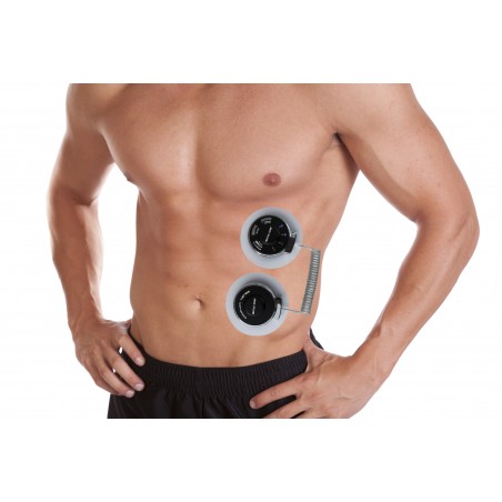ECODE®  Electroestimulador muscular TENS, EMS con 6 Programas Automaticos -Estimulador de Corrientes de Rehabilitacion abdominal - Maquina de Electro Estimuladores Musculares de Gimnasia Pasiva