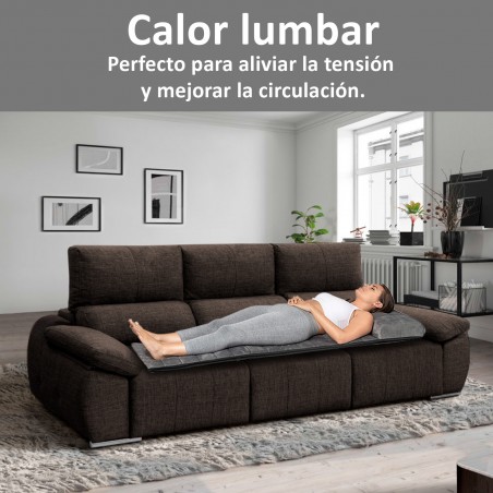 ECODE® Colchoneta de Masaje de Cuerpo Completo con 8 Motores Vibradores SHIATSU