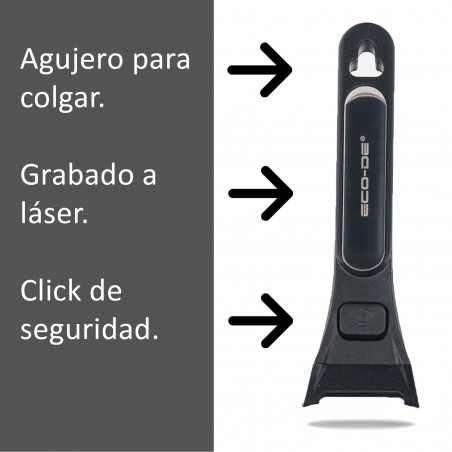 ECODE® Sarten de 24 cm para Induccion con Mango Extraible, Antiadherentes y Indicador de Temperatura optima - Apta para Horno, Lavavajillas y Todo Tipo de Cocinas - Aluminio Fundido Inoxidable