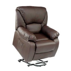 OUTLET ECODE® Fauteuil de massage personnel Releveur Chamonix marron