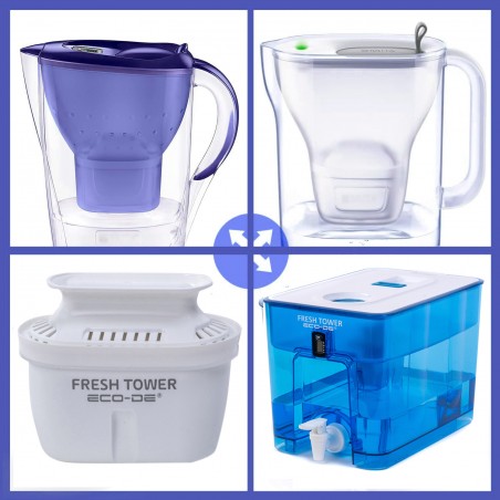 Filtro per dispenser acqua dolce torre 3 unità | ECO-DE