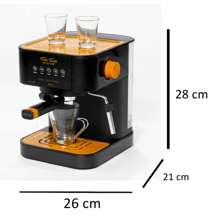 Espresso-Kaffeemaschine Forte Touch 20 bar. und Schaumdüse - ECO DE