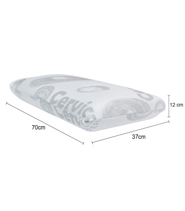ECODE® 100% viscoelastic pillow Sensation. All measures