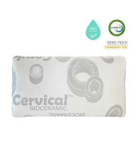 ECODE® 100% viscoelastic pillow Sensation. All measures