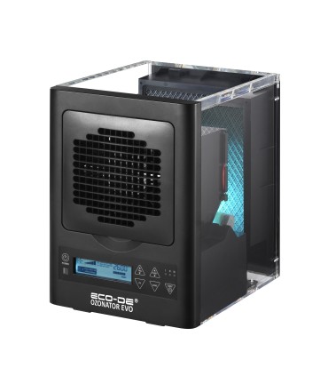 ECODE® AIR PURIFIER OZONATOR EVO PORTABLE OZONE GENERATOR WITH REMOTE CONTROL. PROGRAMMABLE