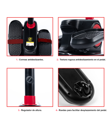 ECODE® Mini Elí­ptica Doble Eléctrica y Manual para Mayores con 30 Niveles Ejercita Brazos y Piernas Juntos o por Separado Sentado con Pedales Andar en Casa