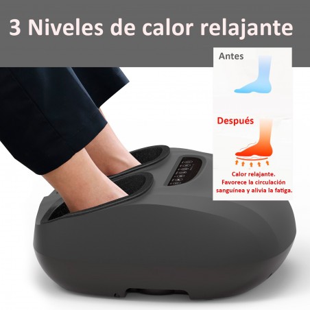 OUTLET ECODE® Shiatsu Elektrische Voetmassager met 6 Programma's "Toonbaar product, kan lichte gebruikssporen vertonen, is 100% functioneel"