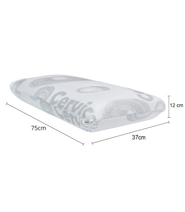 ECODE® 100% viscoelastic pillow Sensation. All measures
