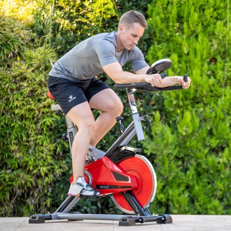 Bicicleta Spinning Absolut Regulable con Pulsómetro