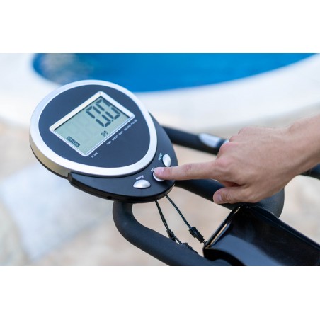 ECODE® Spinning Bike Absolut. Semi-professional use with pulsometer, LCD display and variable resistance